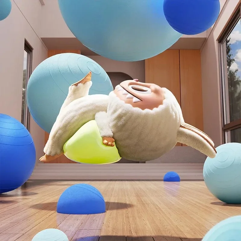 Yoga Fitness Model - POP MART THE MONSTERS Lazy Yoga