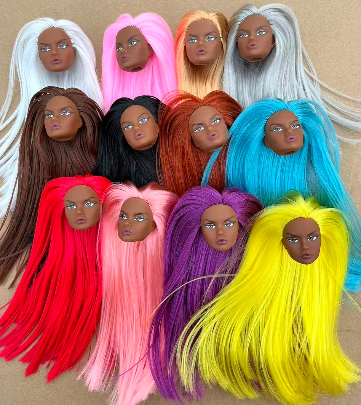 Yoga Fitness Model - Poppy 1/6 Female Doll Head Yoga