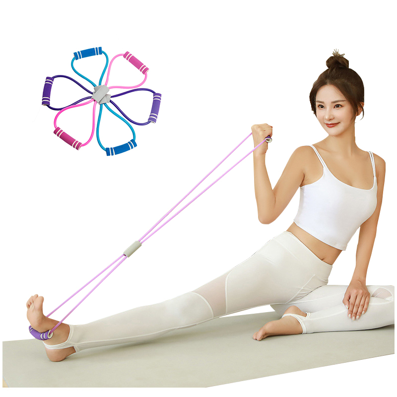 Yoga Fitness Model - Resistance Fitness Band Yoga Gym Fitness