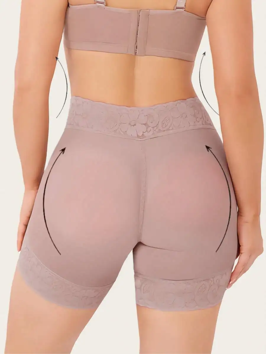 Yoga & Fitness With Faye The Well Being Studio Abbots Langley Reviews - Women's High-Waisted Lace Trim Shapewear Pants