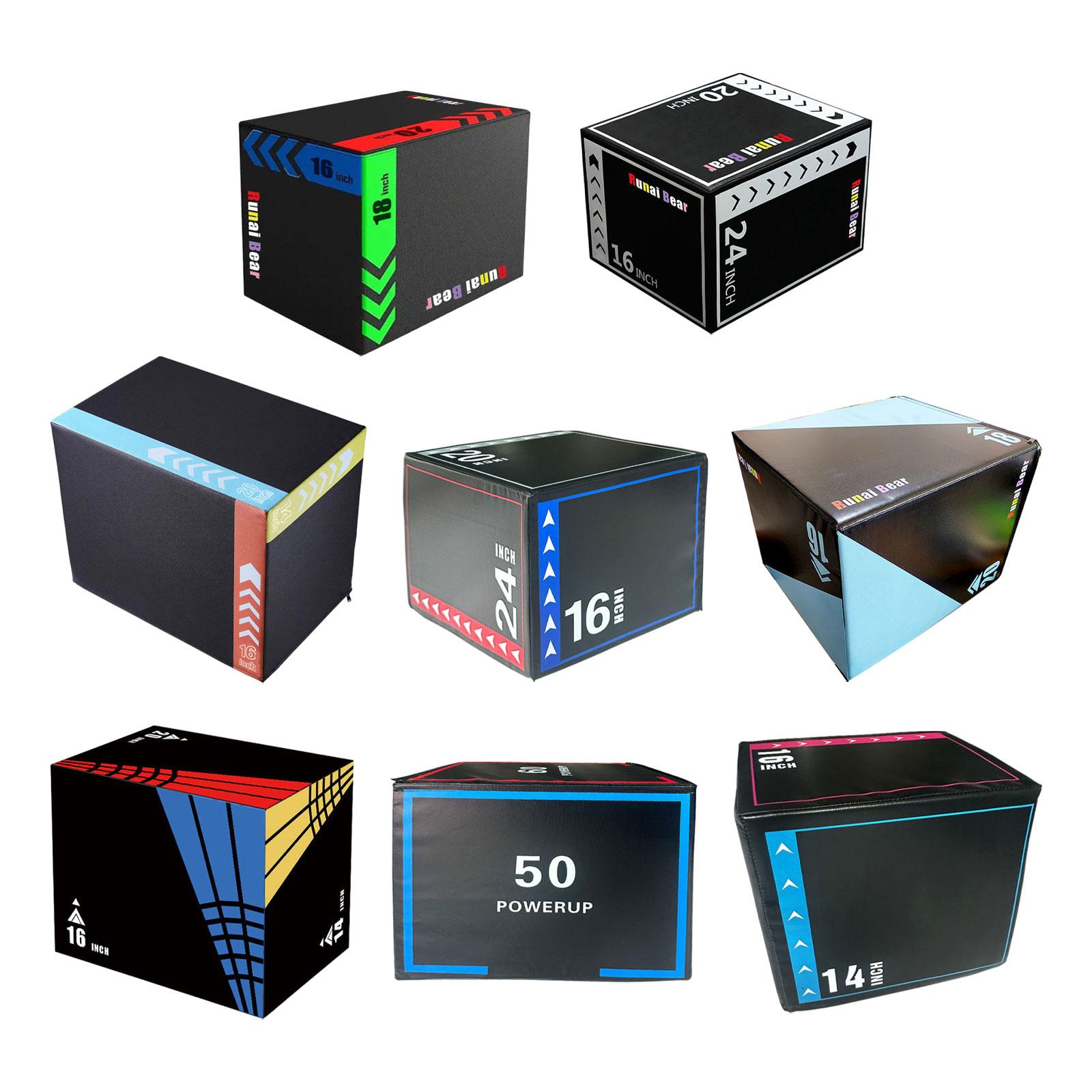 Plyo Jump Box - Plyo Jumping Exercise Box Portable Step