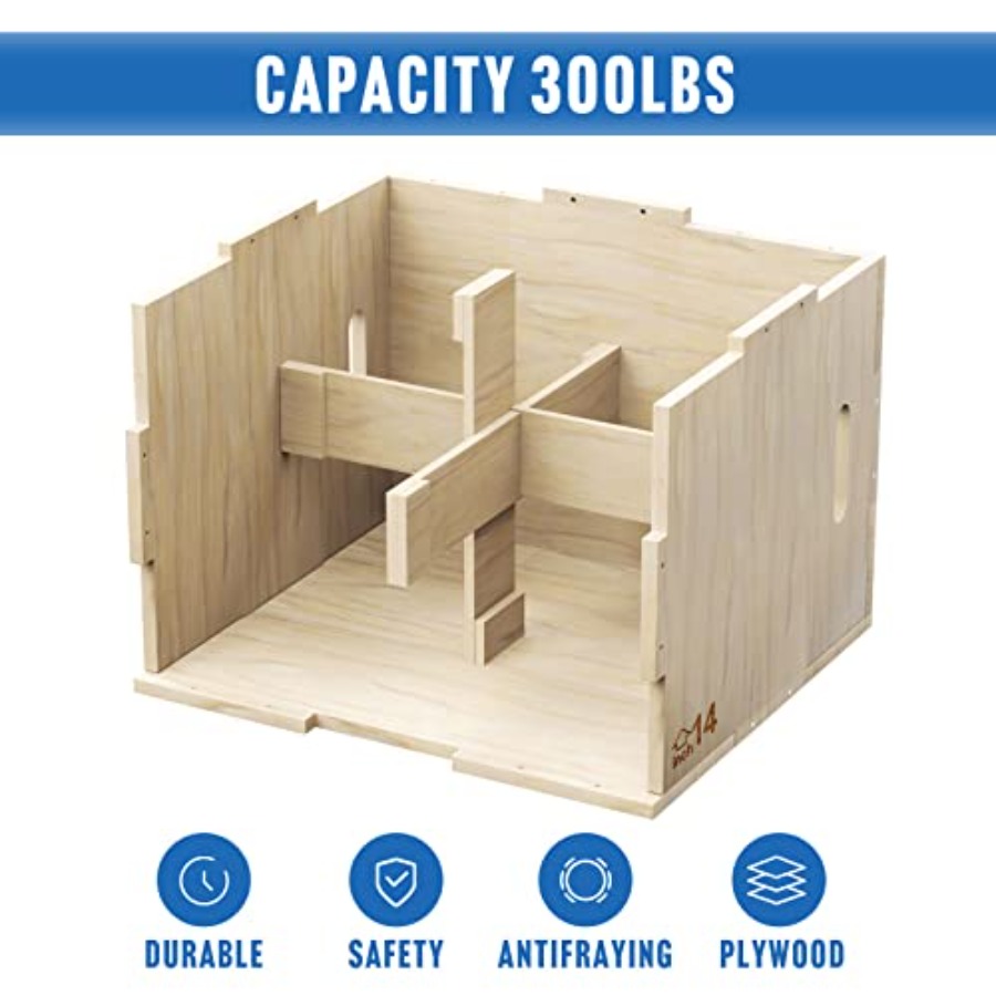 3 in 1 Wooden Plyo Box for Jum - đánh giá và giá Plyo Jump Box