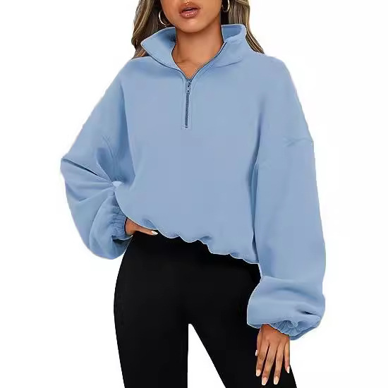 Fleece Thickened Semi-zipper W - đánh giá và giá Yoga Fitness Hoodie