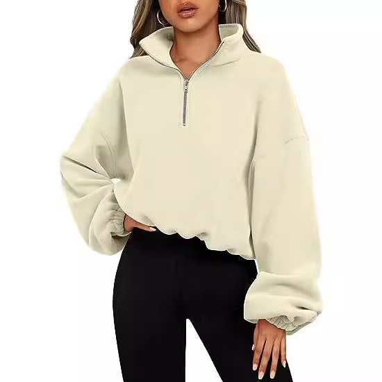 Fleece Thickened Semi-zipper W - đánh giá và giá Yoga Fitness Hoodie