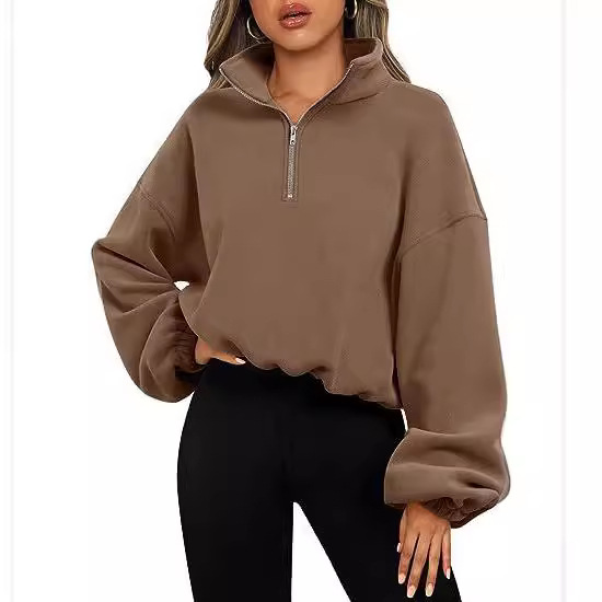Fleece Thickened Semi-zipper W - đánh giá và giá Yoga Fitness Hoodie