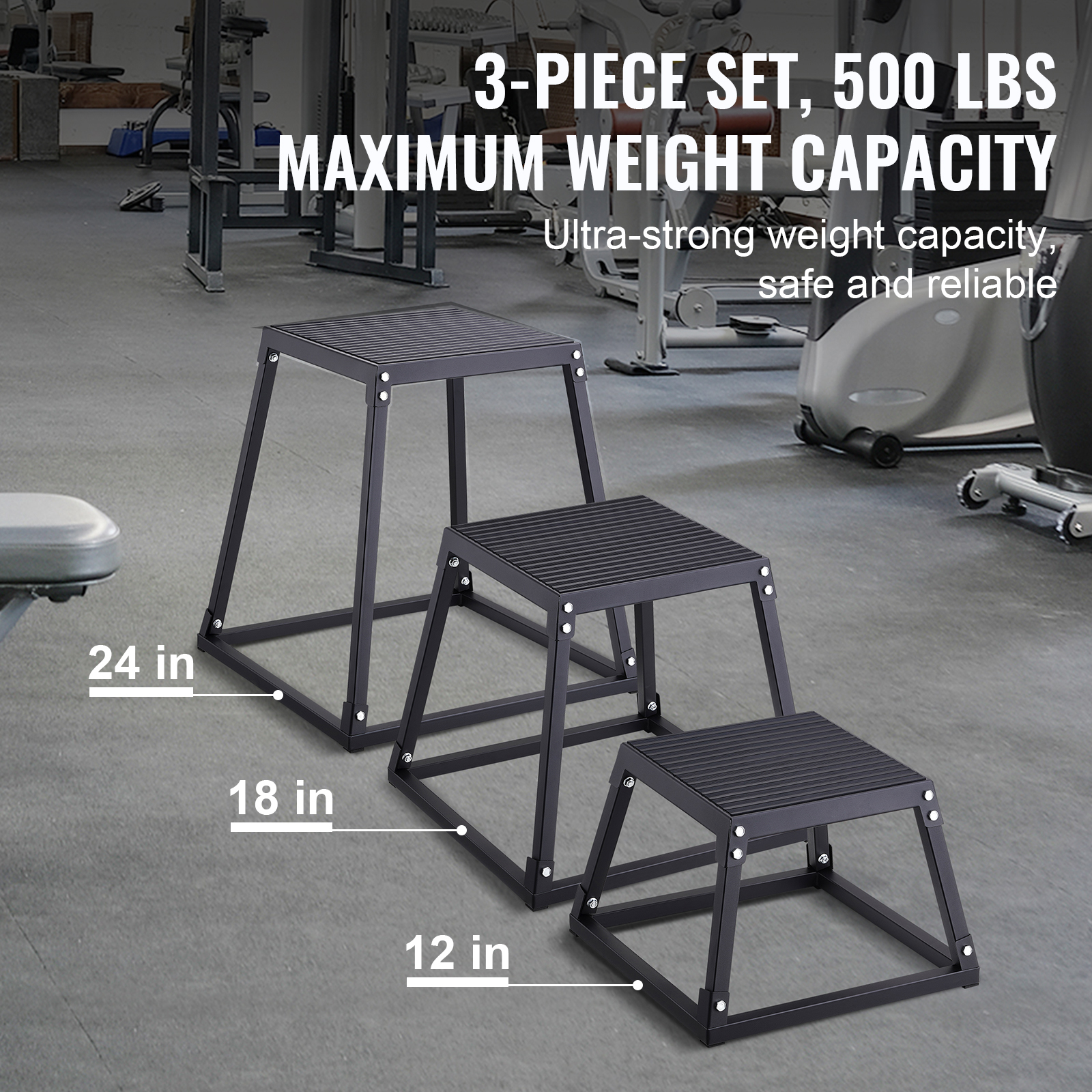 SucceBuy 12/18/24Inch Plyometr - đánh giá và giá Plyo Jump Box