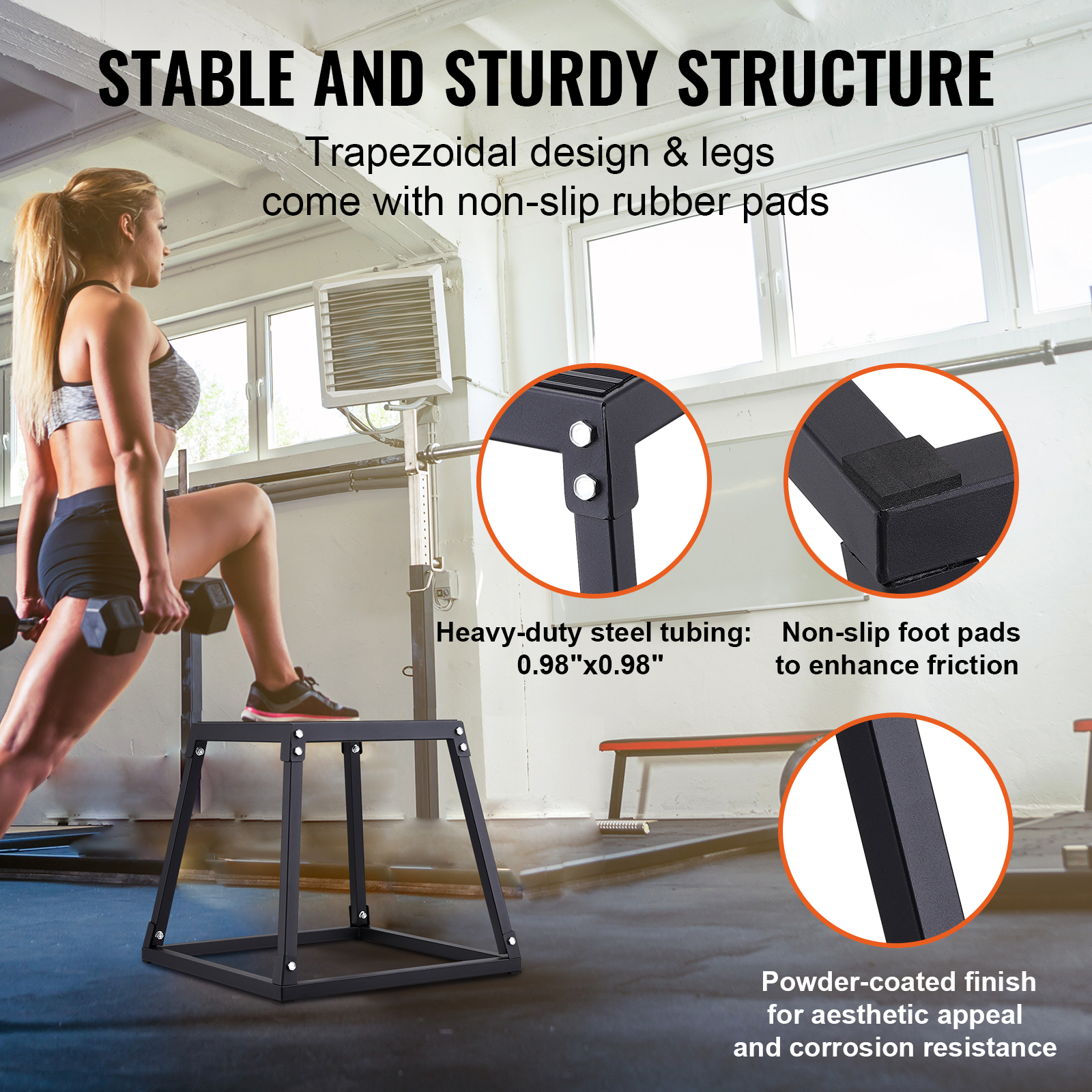 SucceBuy 12/18/24Inch Plyometr - đánh giá và giá Plyo Jump Box