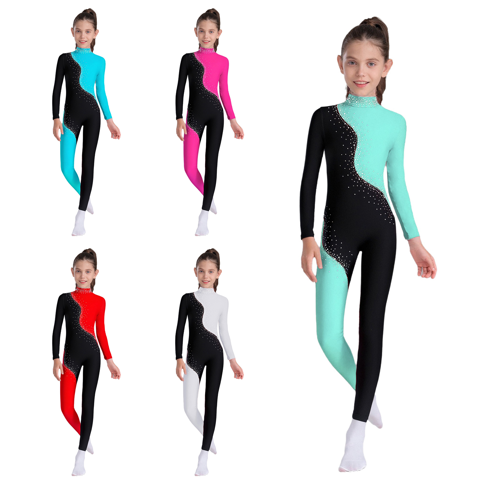 Kids Girls Shiny Rhinestone Fi - đánh giá và giá Yoga Fitness Model