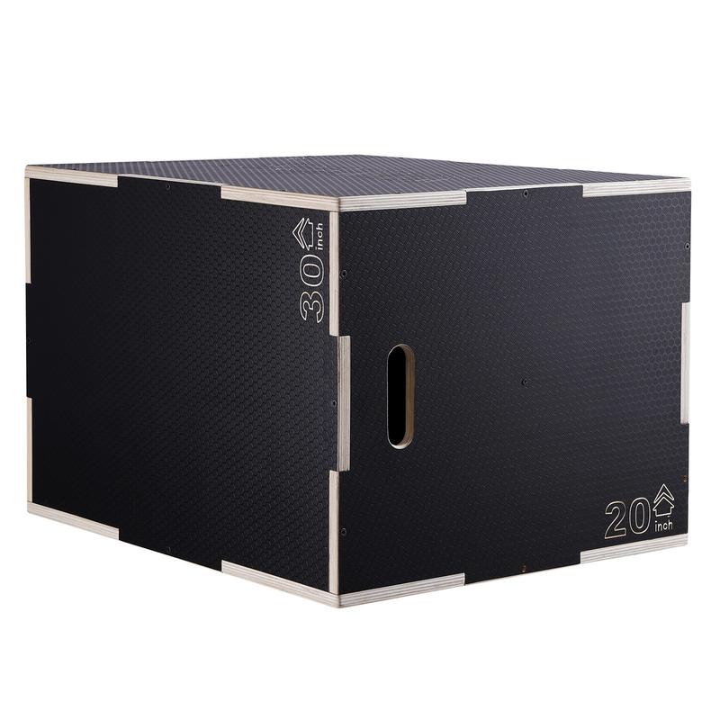 Wooden Plyo Box 30/24/20 Inch  - đánh giá và giá Plyo Jump Box