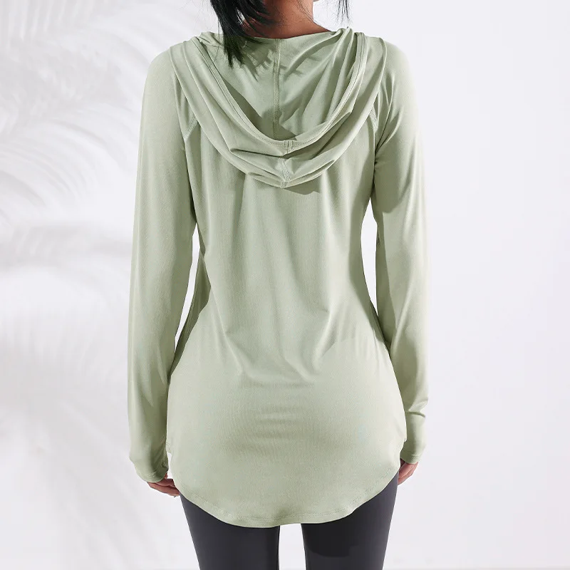 Autumn Women Sport Hoodies Loo - đánh giá và giá Yoga Fitness Hoodie