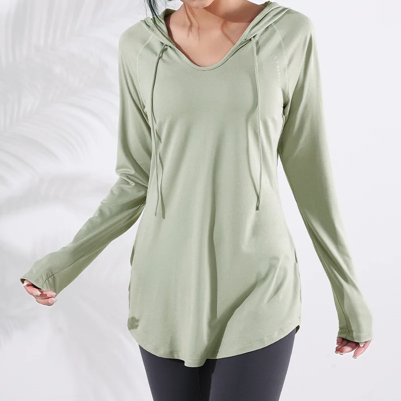Autumn Women Sport Hoodies Loo - đánh giá và giá Yoga Fitness Hoodie