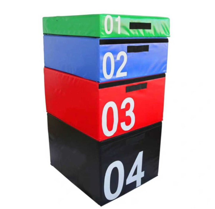 Gym Used PU Leather Jump Box S - đánh giá và giá Plyo Jump Box
