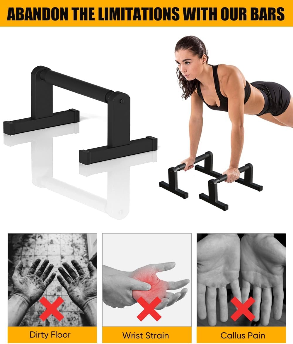 Heavy Duty Push Up Bars, Non-s - đánh giá và giá Sit Up Bar Floor