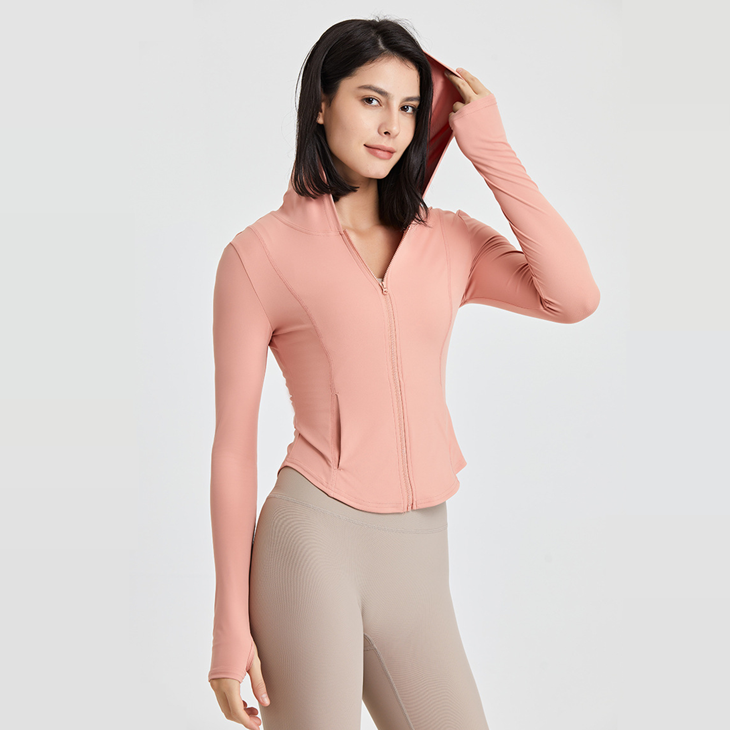 Women Sport Hoodies Slim Yoga  - đánh giá và giá Yoga Fitness Hoodie