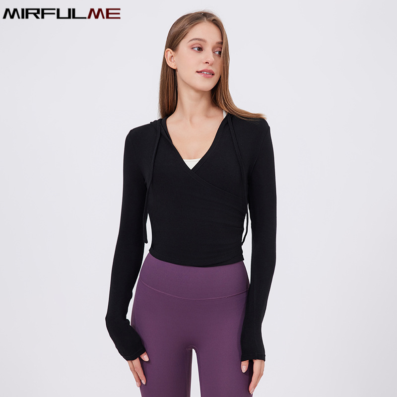 Autumn Women Sport Hoodies Bre - đánh giá và giá Yoga Fitness Hoodie